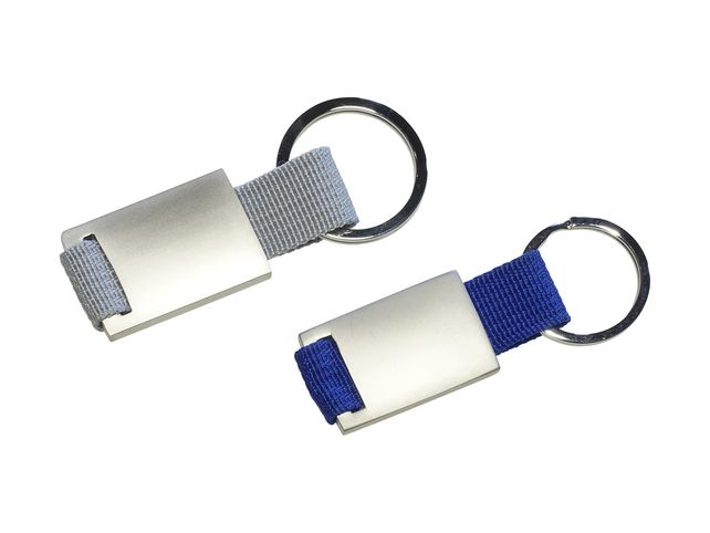 Schlüsselanhänger BO5524 blau und silbergrau